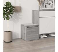VidaXL Tiroir Boîte Gris Béton 40,5x40x40 cm Bois d'Ingénierie Coffre à Outils v