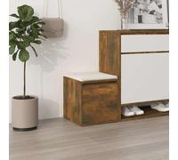 vidaXL Tiroir boîte Chêne fumé 40,5x40x40 cm Bois d'ingénierie