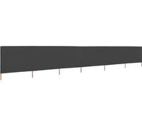 Paravent 6 panneaux Tissu 800 x 160 cm Anthracite