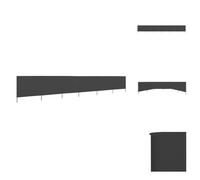 vidaXL Tissu brise-vent 6 pièces 800 x 80 cm Gris - Parasols & Protection solaire
