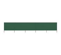 vidaXL Tissu Coupe-Vent 5 pièces 600 x 160 cm Vert
