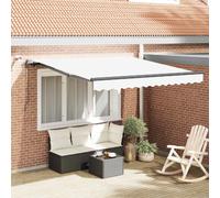 vidaXL Toile de store blanche 300 x 250 cm Polyester