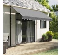 vidaXL Tissu de cantonnière 867128 - Anthracite