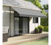 vidaXL Tissu de cantonnière Anthracite