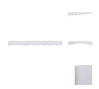 vidaXL Tissu de protection contre le vent 9 pièces 1200 x 160 cm Blanc sable - Parasols et ombrelles