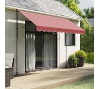 vidaXL Tissu de remplacement cantonnière Bordeaux