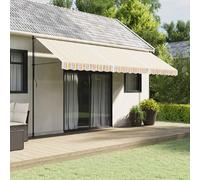 vidaXL Tissu de remplacement de cantonnière d’auvent 5 m - Multicolore