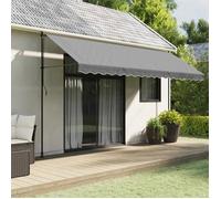 Toile de cantonnière d’auvent vidaXL 4,5 m - Anthracite