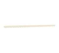vidaXL Tissu de remplacement de cantonnière - Rayure crème - 6 m