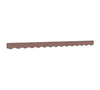 vidaXL Tissu de Remplacement de cantonnière d’auvent Rayure Marron, Dessus de Store de Remplacement, Parasol de Patio, auvent de Jardin