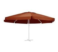 vidaXL Housse de rechange pour parasol Terracotta-Rouge 600 cm