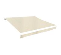 vidaXL Tissu de remplacement pour auvent couleur crème 580x295 cm polyester 141015