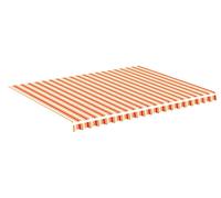 vidaXL Toile de store jaune et orange 4,5x3,5 m