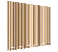 vidaXL Toile de store Multicolore Rayé 4x3 m