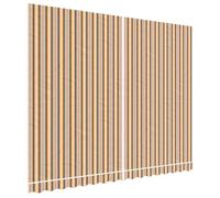 vidaXL Toile de store Multicolore Rayé 4x3 m