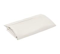 vidaXL Tissu de Remplacement pour Parasol Déporté Tissu de Rechange de Parasol de Jardin Extérieur Anti-UV Anti-décoloration Blanc Sable 300 cm
