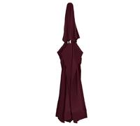 vidaXL Tissu de remplacement pour parasol d'extérieur Bordeaux 610 cm