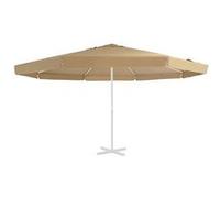 vidaXL Housse de rechange pour parasol d'extérieur Taupe 515 cm