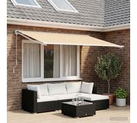 vidaXL Tissu de remplacement pour store bleu et orange 350 x 250 cm en polyester