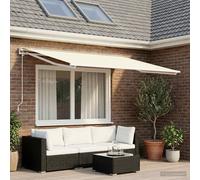 vidaXL Tissu de remplacement pour store, couleur crème, 600 x 300 cm, polyester