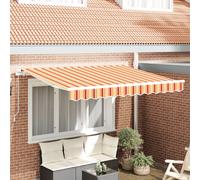 vidaXL Tissu de remplacement pour store, multicolore, 3,5 x 2 m, polyester