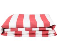 vidaXL Tissu de remplacement pour store, rouge et blanc, 1000 x 160 cm, polyester