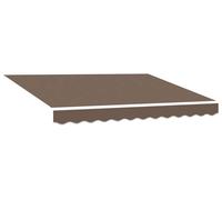 vidaXL Tissu de remplacement pour stores, couleur taupe, 4 x 3 mètres, polyester
