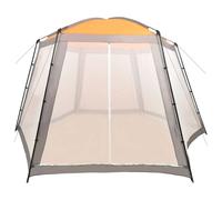 vidaXL Tissu de tente de piscine 500x433x250 cm Gris - Résistante aux UV