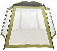 vidaXL Tente de piscine - Tissu 500x433x250 cm - Vert - Protection solaire résistante aux UV