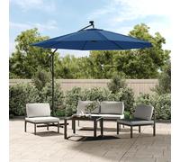 VIDAXL Tissu parasol déporté 300 cm - Bleu azuré