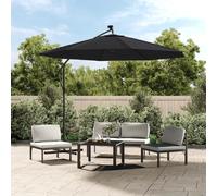 vidaXL Tissu Parasol Noir