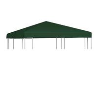 vidaXL Toile de belvédère 3x3 m Vert