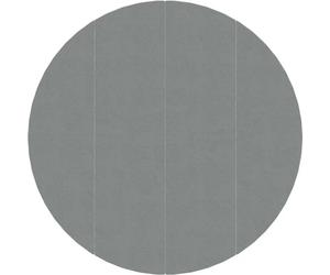 vidaXL Toile de fond de piscine Gris clair Ø428 cm Polyester Géotextile