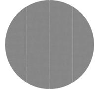 vidaXL Toile de fond de piscine Gris clair Ø500 cm Polyester Géotextile