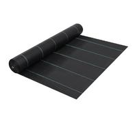 vidaXL Toile de paillage 2x50 m - Noir