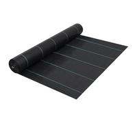 Vidaxl Toile De Paillage Noir 2x10 M Pp