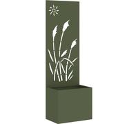 vidaXL Toile pare-vue jardin vert olive 50 x 140 cm
