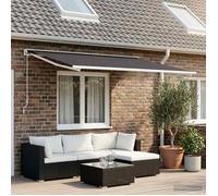 vidaXL Tissu de remplacement pour store Anthracite 250 x 200 cm Polyester