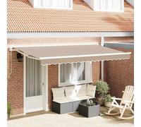 vidaXL Toile de rechange pour auvent Beige 4 x 2 m Polyester