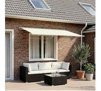 vidaXL Toile de rechange pour auvent Crème 350 x 250 cm Polyester 3444196