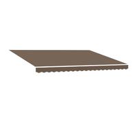 vidaXL Tissu de remplacement pour store taupe 4,5 × 3 m en polyester