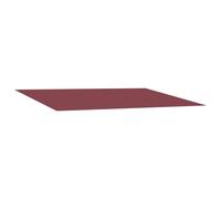 vidaXL Toile de Rechange pour auvent Rouge Bordeaux 400 x 200 cm