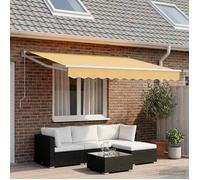 vidaXL Toile de rechange pour auvent Sable 329 x 245 cm Polyester 964690