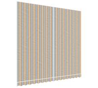 vidaXL Toile de store Multicolore Rayé 4x3,5 m