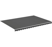 vidaXL Toile de store anthracite 5x3,5 m