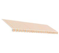 vidaXL Toile de store Multicolore Rayé 5x3,5 m