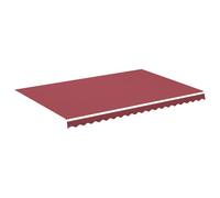 vidaXL Toile de store rouge bourgogne 4,5x3 m