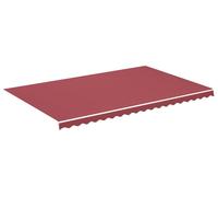 vidaXL Vervangingsdoek voor luifel 5x3 m bordeauxrood311971 Rouge G