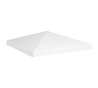vidaXL Toit de pavillon 3x3 m 270 g/m² Résistant à l'eau Blanc