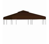 vidaXL Toile double niveau marron 3x3 m - 310 g/mÂ²